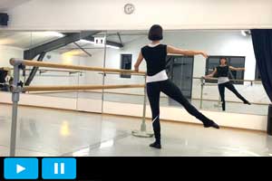 Kathi - 4. Woche - Ballett 2 - Dienstags 17:30-18:30 - Jeté