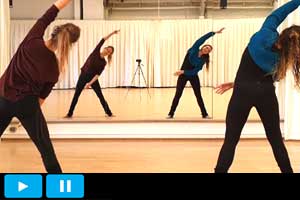 Martina - 3. Woche Modern Dance 1 & 2 - Mi. 17:30 & 18:30 - Warmup - Somewhere New‘