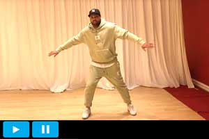 Milton - 5. Woche - Breakdance Mittelstufe 2 & 3 - Dienstag 10.11.2020 - Schritte Up and Down