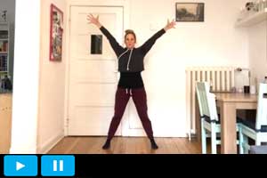 Natalie - 4. Woche - Kindertanz - Mo. 15:30 und 16:30 - Indianer Tanzspiel und Yakari-Tanz, Rhytmusübung