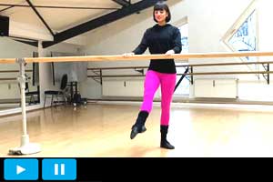 Kati -  5. Woche - Ballett 1 - Dienstags 16:30 - 17:30 - Grand Battements