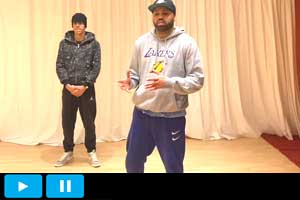 Milton - 3. Woche - Breakdance Mittelstufe - Dienstags 16:30 & 17:30 - Warm up & Sixteps Basics