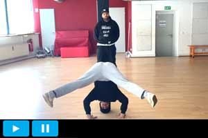 Milton - 16. Woche - BreakDance - Fortgeschrittene Dienstag - Freeze Combination