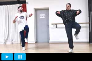 Nadja & Can - 14. Woche - Hiphop Basics für alle Gruppen